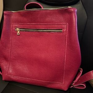 New Portland Leather Cosmo Tote Backpack